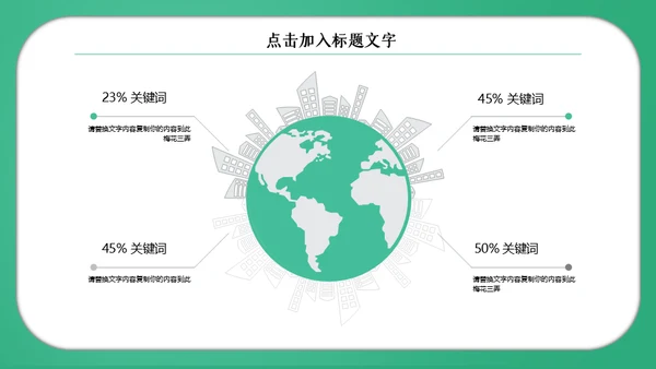 清新教育培训汇报通用PPT总结