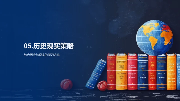 历史现实对照PPT模板