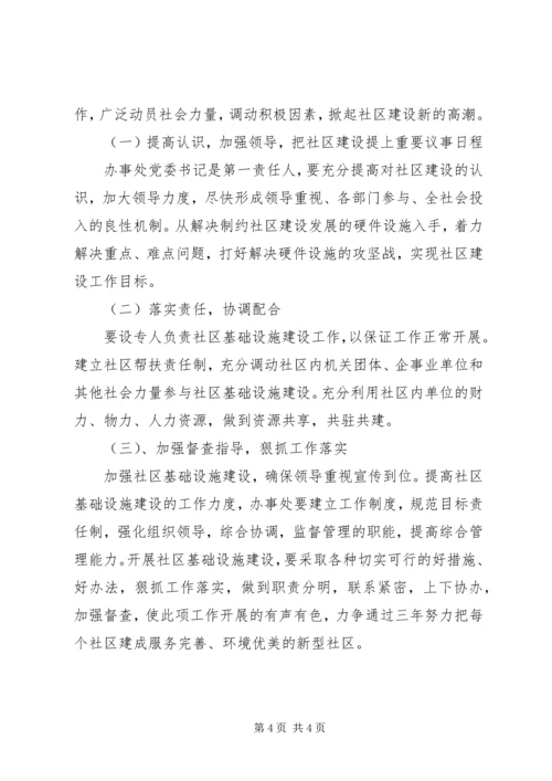 社区基础设施建设计划.docx