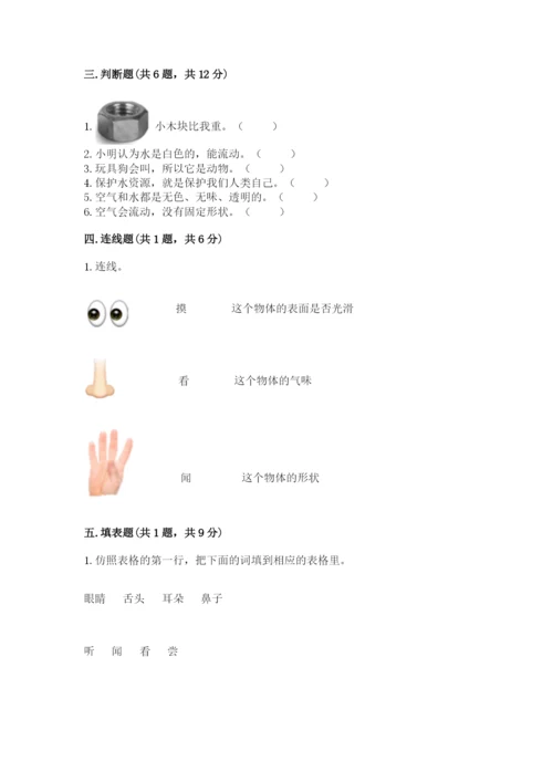 教科版一年级下册科学期末测试卷附参考答案（综合卷）.docx