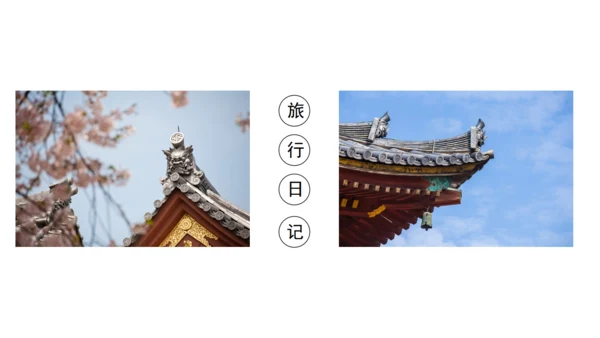 安静的旅行日记通用PPT模板