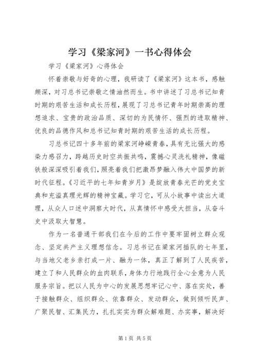 学习《梁家河》一书心得体会 (2).docx