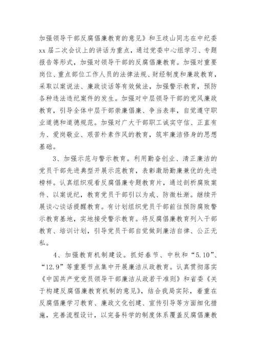 2023纪检监察干部培训工作方案.docx