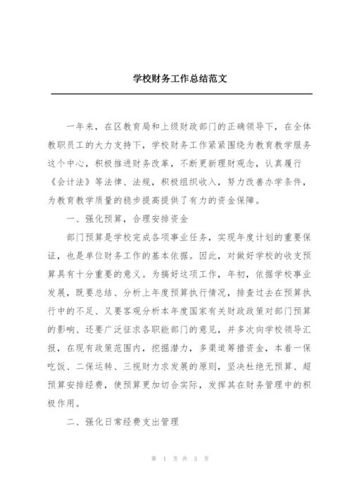 学校财务工作总结范文.docx