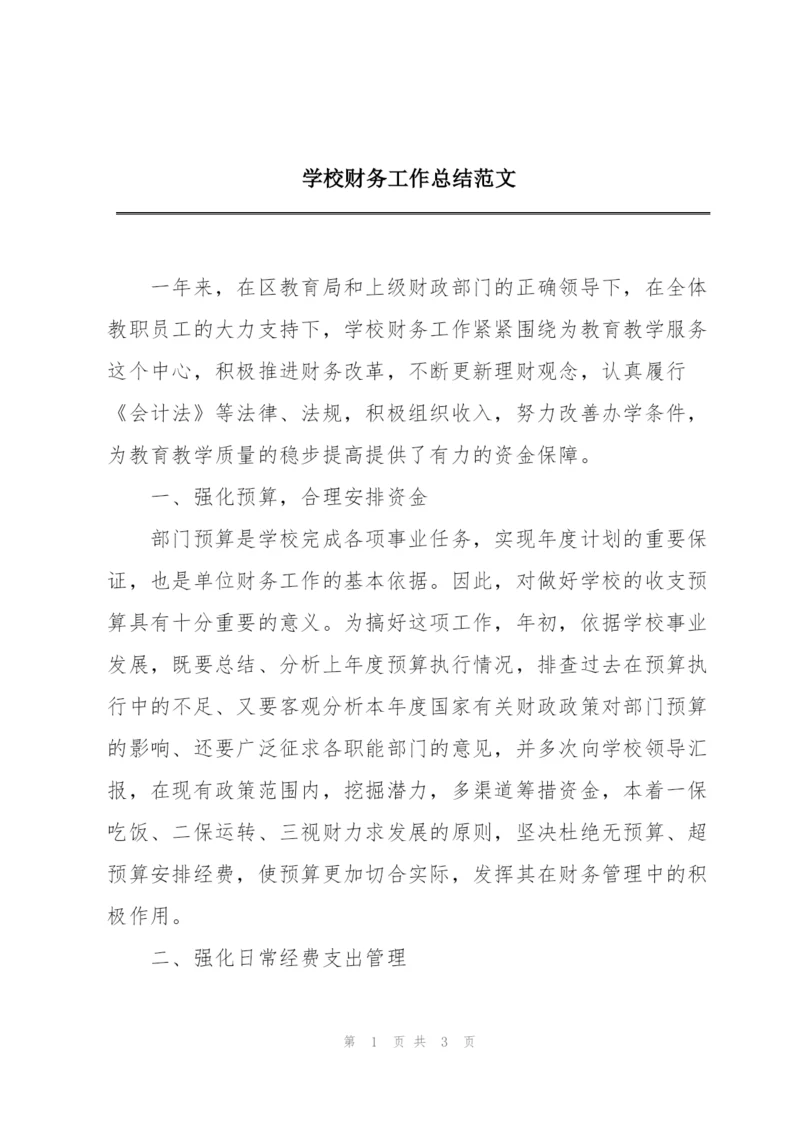 学校财务工作总结范文.docx