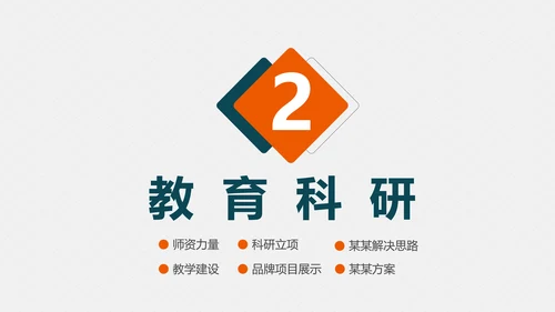 学校简介评优创建自评汇报PPT模板