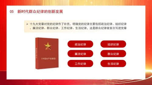 党纪学习教育PPT：党史上的群众纪律建设