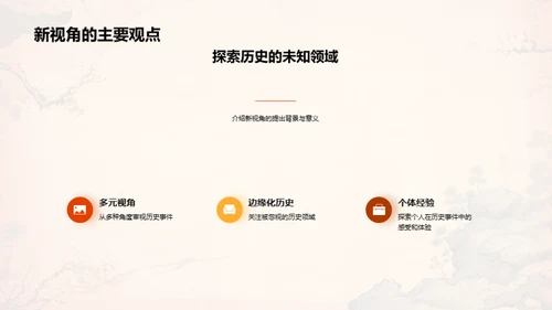 历史研究的创新视角