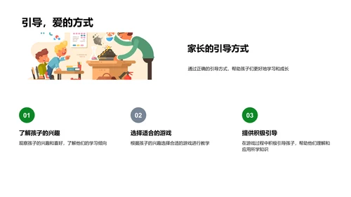 游戏教学在家教中的应用PPT模板