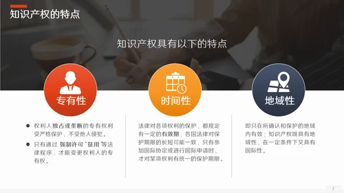 保护知识产权应知应会版权PPT模板