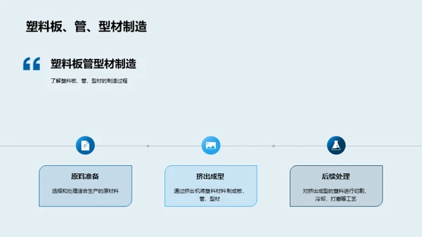 塑料制品：生产革新之路