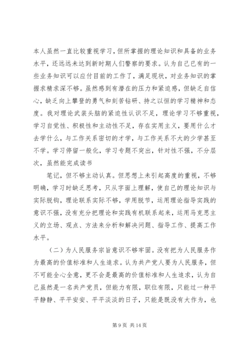 作风纪律剖析材料.docx