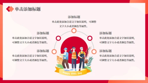 五一劳动节营销策划通用PPT模版