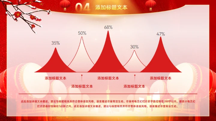 擂鼓喧天新年开门红工作计划通用PPT模板