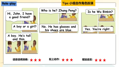 Unit 3 My friends--B Let's talk（课件）-2024-2025学年人教P