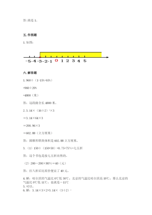 小升初数学期末测试卷审定版.docx