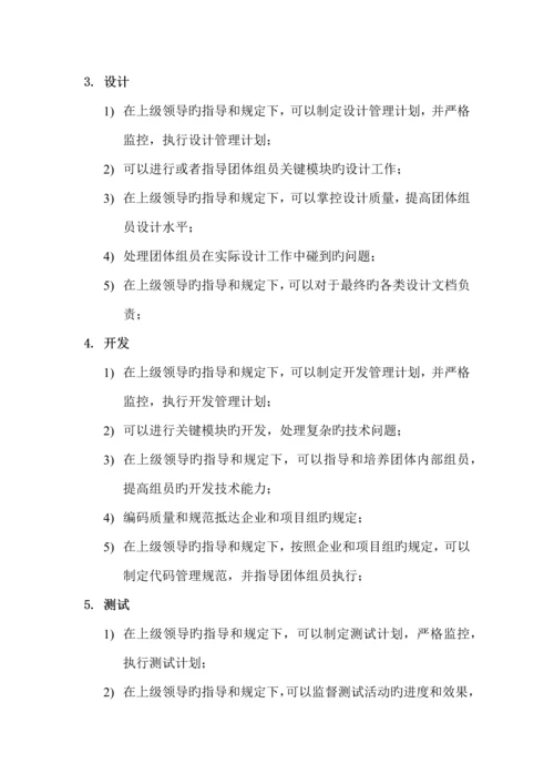 高级开发工程师岗位职责说明书.docx