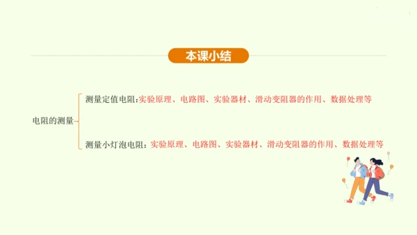 人教版 初中物理 九年级全册 第十七章 欧姆定律 17.3 电阻的测量课件（28页ppt）