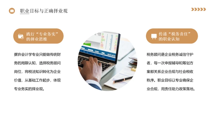 会计学专业大学生职业生涯规划发展展示PPT模版