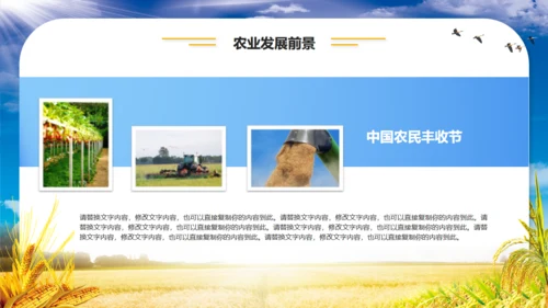 农业项目招商融资报告通用PPT模板