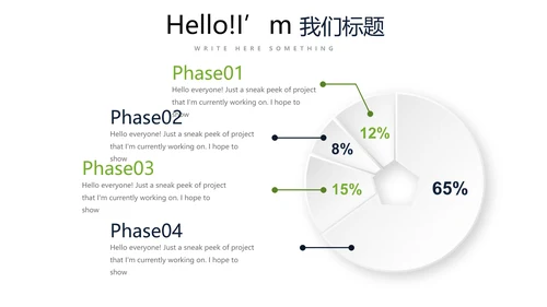 简约时尚医药医疗报告通用动态PPT