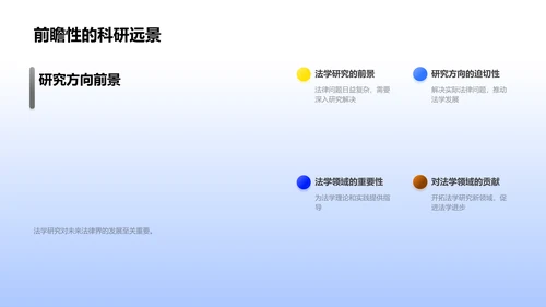 探索法学研究方向