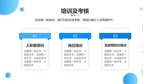 互联网渐变简约风新员工入职培训