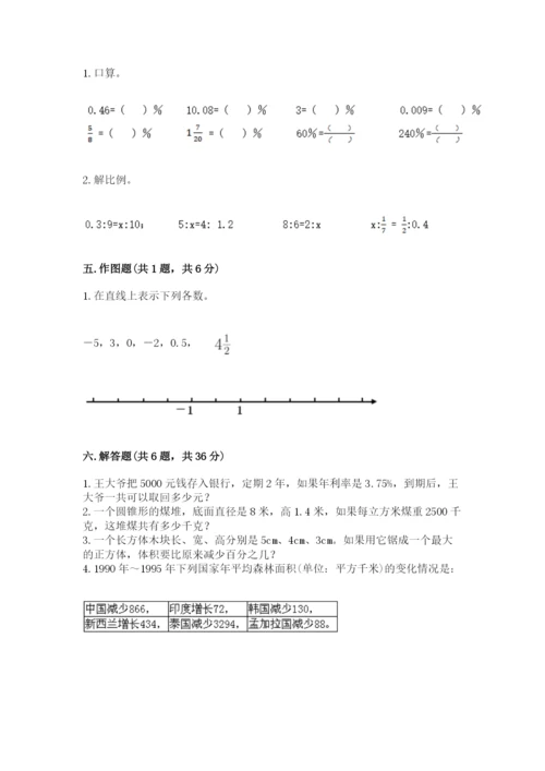 北京版六年级下册期末真题卷含完整答案【典优】.docx