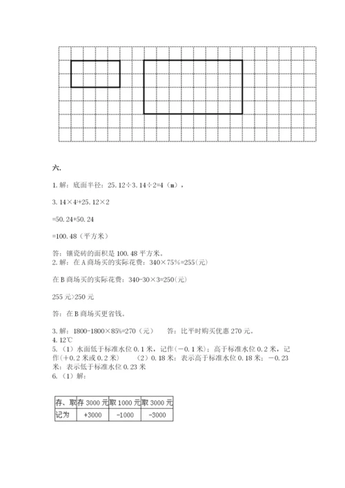 四川省【小升初】2023年小升初数学试卷附答案【轻巧夺冠】.docx