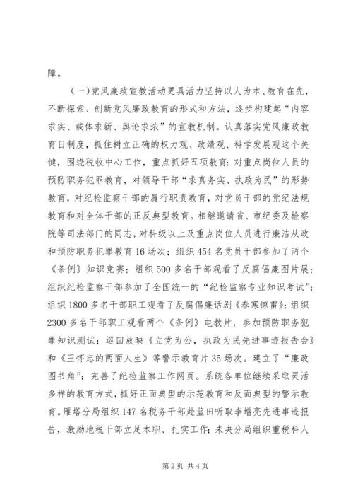 在全市地税系统纪检监察工作会议上的报告 (4).docx