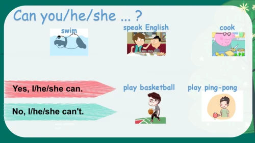 Unit 4 What can you do  Part C Let's check & Story