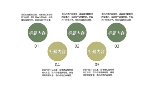 小清新治愈系风景总结汇报PPT模板