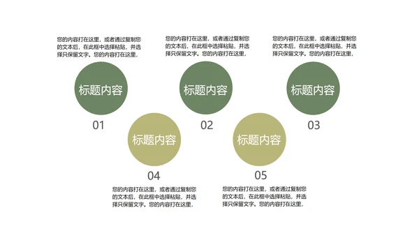 小清新治愈系风景总结汇报PPT模板