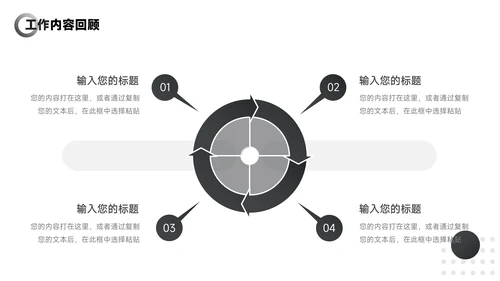 黑色渐变商业项目计划书PPT模板