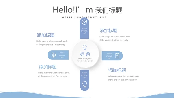 简约医疗病房护理动态PPT