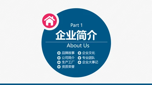 企业公司宣传及产品推广通用PPT模板