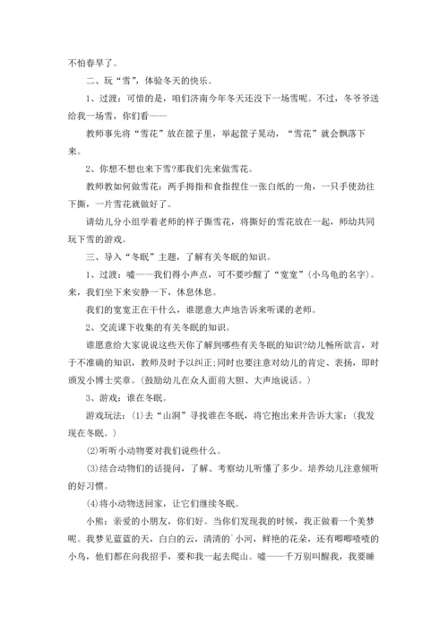 冬天活动教学设计6篇.docx