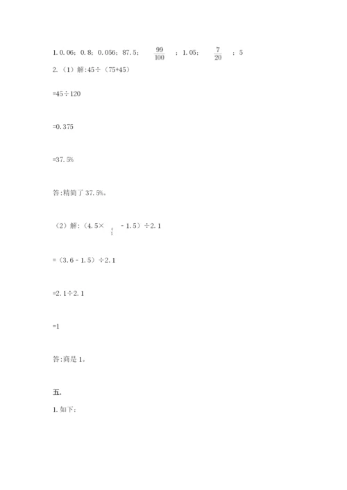 四川省【小升初】2023年小升初数学试卷及答案（有一套）.docx