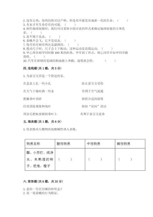 教科版科学三年级下册期末测试卷精品（全优）.docx