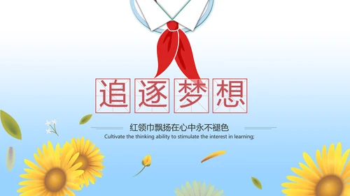 少先队员风采展示工作总结汇报PPT