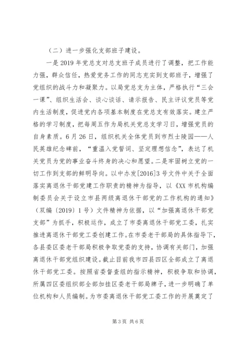 年度党建工作自查自评工作报告 (2).docx