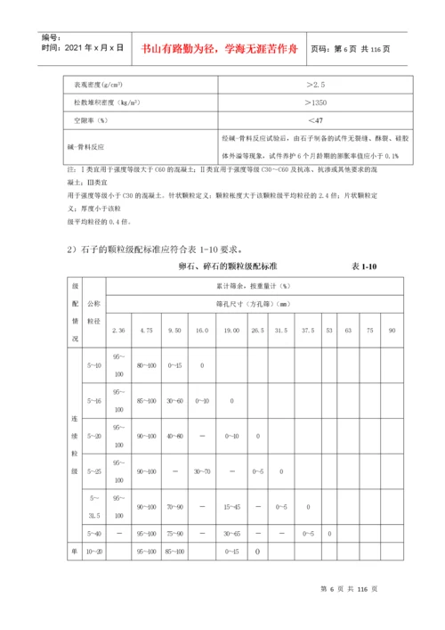 建筑材料标准之进场材料验收标准.docx