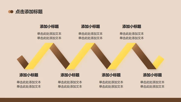 棕黄色几何商务风创新创业计划书PPT模板