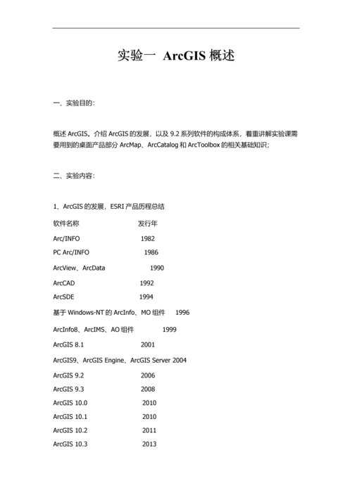 地理信息系统应用课程设计实验报告.docx