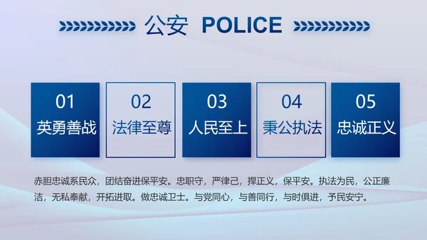 雷霆风暴专项行动公安警察PPT