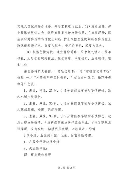 重大突发事件医疗卫生救援应急演练方案1.docx
