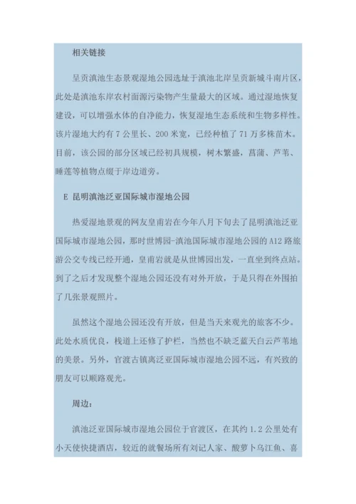 昆明湿地公园.docx