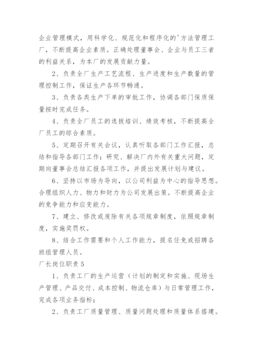 厂长岗位职责.docx