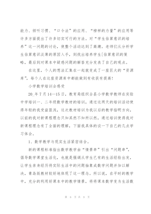 小学数学教师外出学习心得体会5篇.docx
