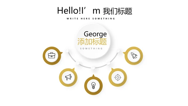 金色时尚金融投资理财行业通用PPT动态模板